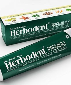  Dr. Jaikar  ХЕРБОДЕНТ ПРЕМИУМ Зубная паста/ Доктор Джейкар/Herbodent  PREMIUM Toothpaste100 г. 3 шт в упаковке
