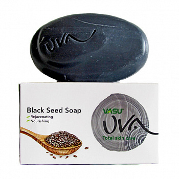 Vasu Мыло с Черным Тмином универсальное Васу/ BLACK SEED SOAP Uva 125 г. 3 шт