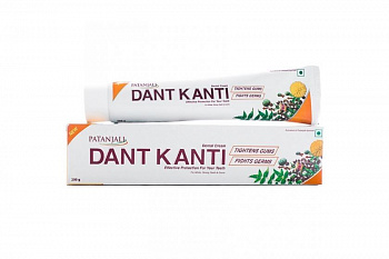 Patanjali DANT KANTI Natural Зубная паста натуральная аюрведическая Дант канти Патанджали 200 г