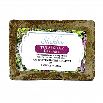 Shekhor Аюрведическое мыло Базилик для всех типов кожи Индия Lemon soap 125 г