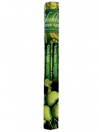 Shekhor Благовония Зеленое Яблоко (Green Apple) / Эксклюзивные ароматические палочки Шехор / Индия 20 шт