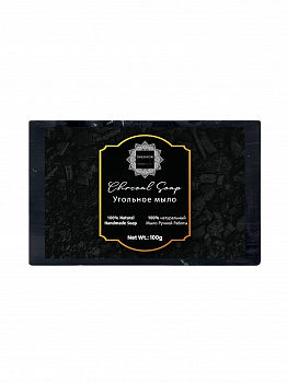 Shekhor Мыло Угольное натуральное ручной работы Индия Шехор / Charcoal soap 100 г