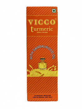 Vicco Turmeric cream Крем с куркумой и маслом сандала 15 г