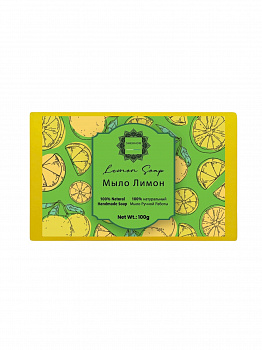 Shekhor Мыло Лимон натуральное ручной работы Индия Шехор / Lemon soap 100 г