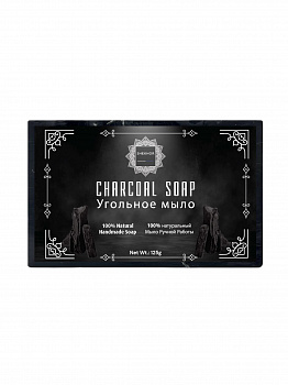 Shekhor Мыло Угольное натуральное ручной работы Индия Шехор / Charcoal soap 125 г
